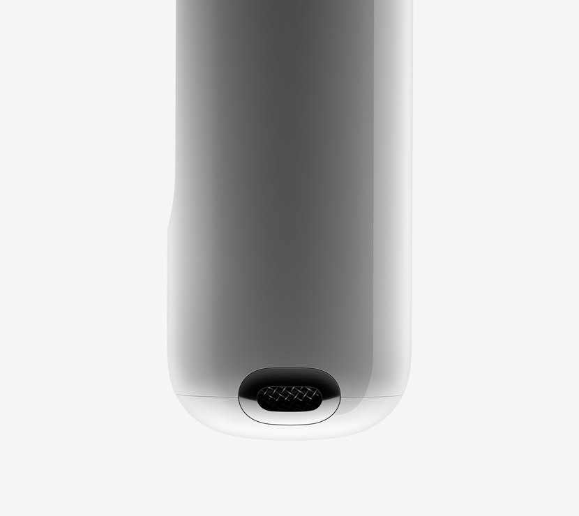 耳機柄麥克風的外部特寫。