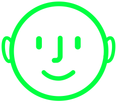 面部圖標(biāo)上下點(diǎn)頭表達(dá)同意，左右搖頭表達(dá)拒絕。