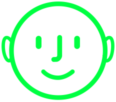 面部圖標(biāo)上下點(diǎn)頭表達(dá)同意，左右搖頭表達(dá)拒絕。
