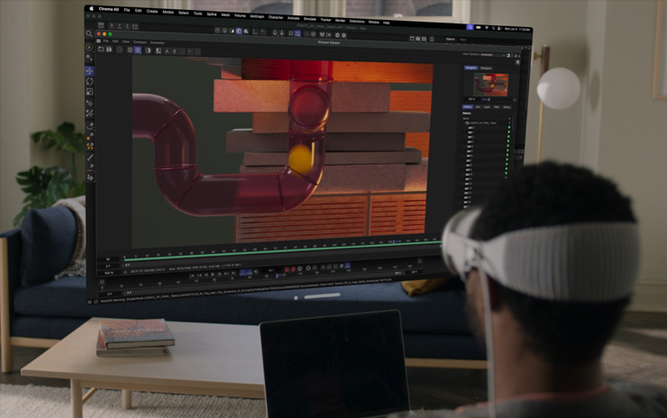 觀看影片，了解如何運用 Apple Vision Pro，以全然一新的方式來工作